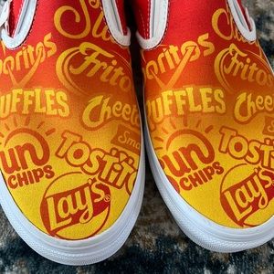 PROMO SAMPLE VANS LAYS Fritos slip on 7 sk8 high low wtaps half cabs vault
